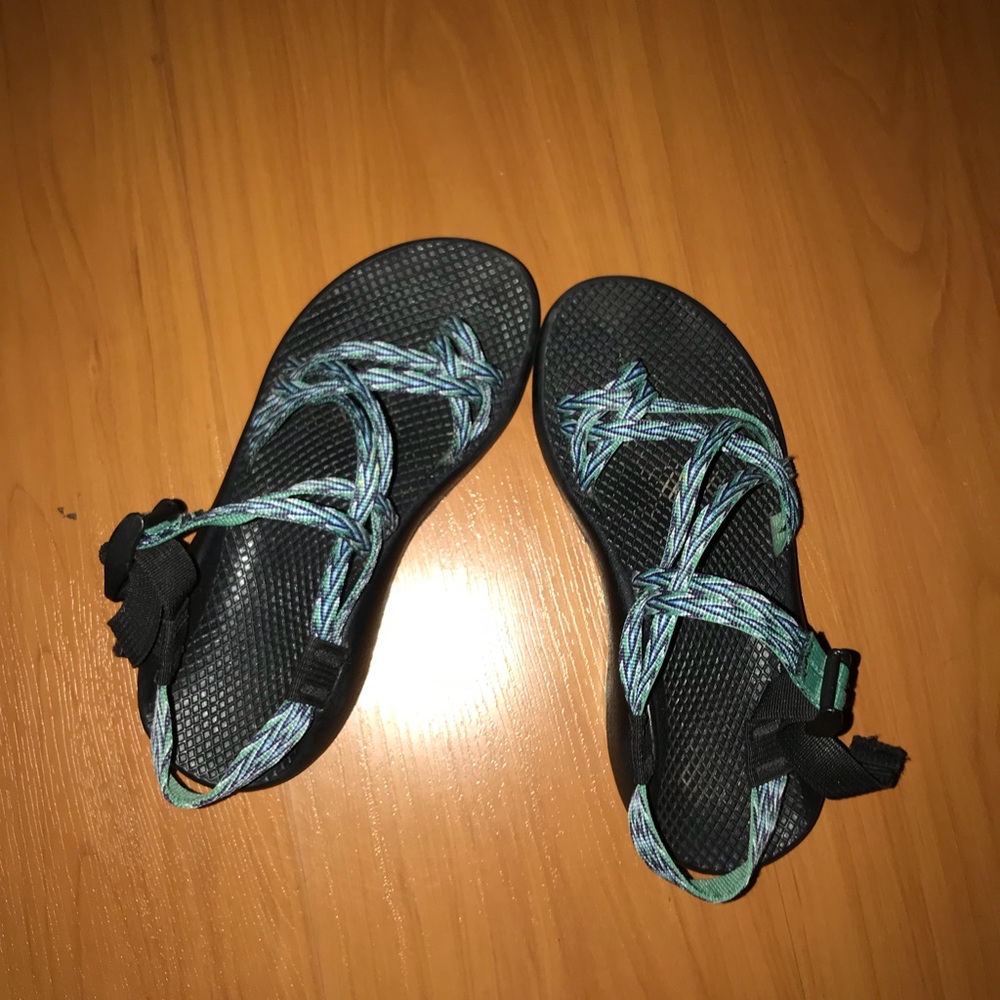 Chacos with toe strap